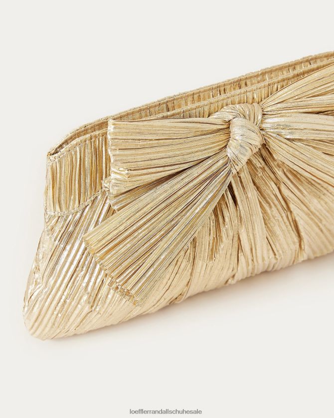 Frauen Loeffler Randall Clutch mit Rayne-Schleife Gold Taschen 846824333