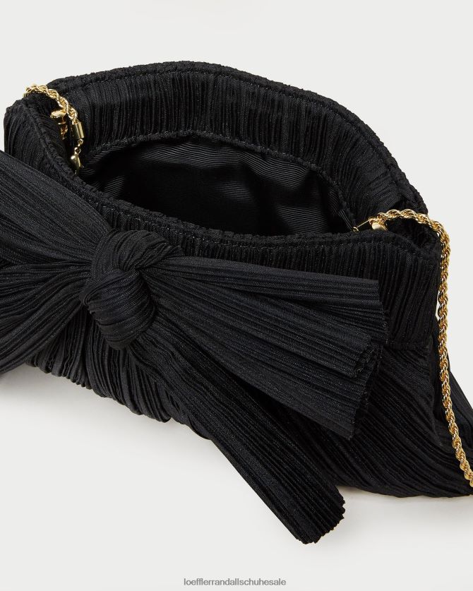 Frauen Loeffler Randall Clutch mit Rayne-Schleife Schwarz Taschen 846824350