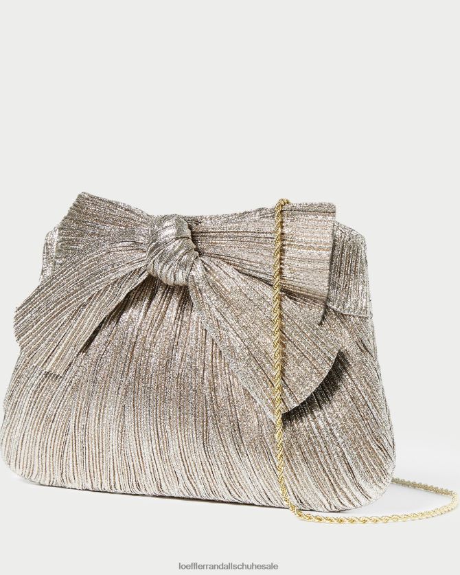 Frauen Loeffler Randall Clutch mit Rayne-Schleife Sekt Taschen 846824394