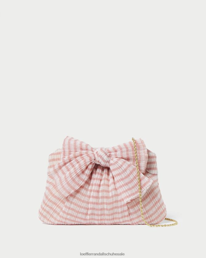 Frauen Loeffler Randall Clutch mit Rayne-Schleife zartrosa Gingham Taschen 846824380