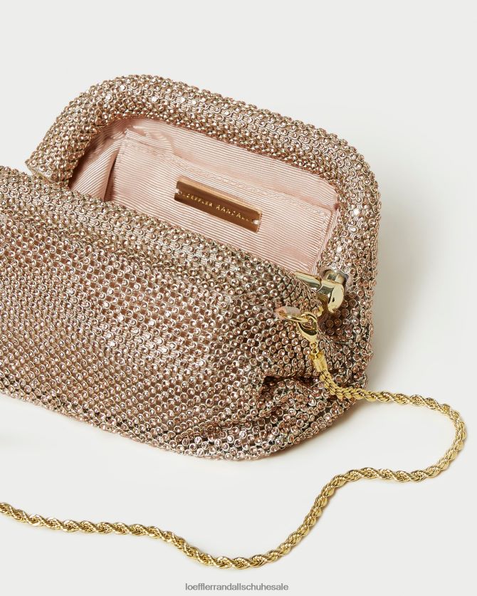 Frauen Loeffler Randall Doris Mini-Beutel mit Diamanten heller Pfirsich Taschen 846824369