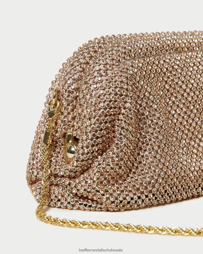 Frauen Loeffler Randall Doris Mini-Beutel mit Diamanten heller Pfirsich Taschen 846824369