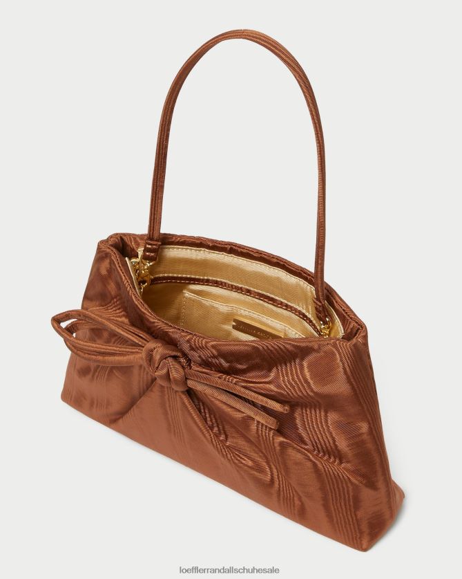 Frauen Loeffler Randall Iona-Clutch mit Puffschleife Muskatnuss Taschen 846824379