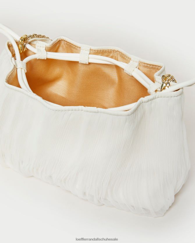 Frauen Loeffler Randall Layne-Faltenbeutel mit Strasssteinen Perle Taschen 846824371
