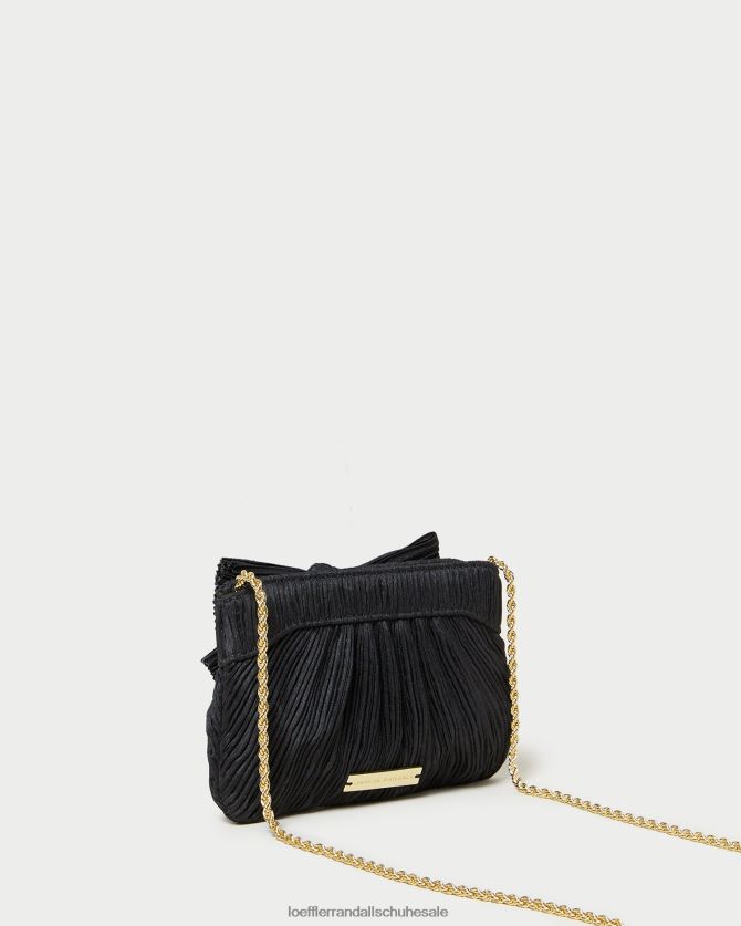 Frauen Loeffler Randall Rochelle Mini-Clutch mit Schleife Schwarz Taschen 846824349