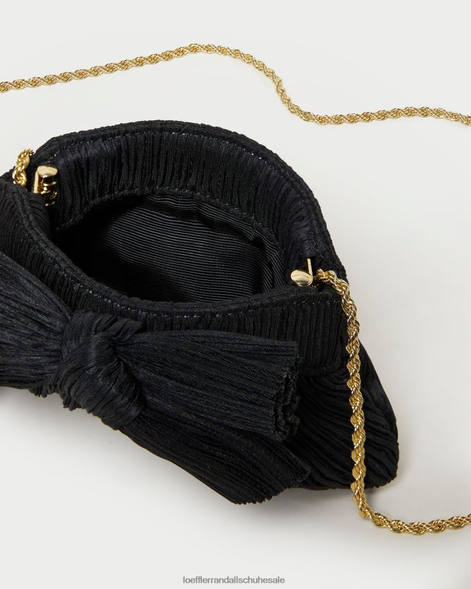Frauen Loeffler Randall Rochelle Mini-Clutch mit Schleife Schwarz Taschen 846824349