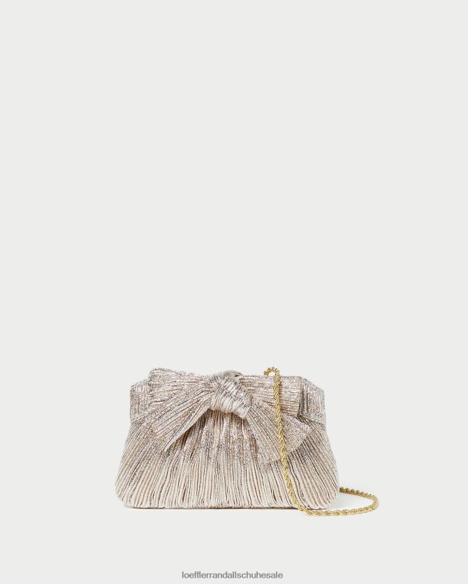 Frauen Loeffler Randall Rochelle Mini-Clutch mit Schleife Sekt Taschen 846824395