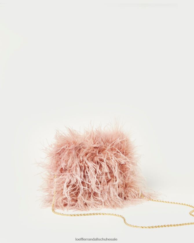 Frauen Loeffler Randall Zahara Mini-Federbeutel erröten Taschen 846824343