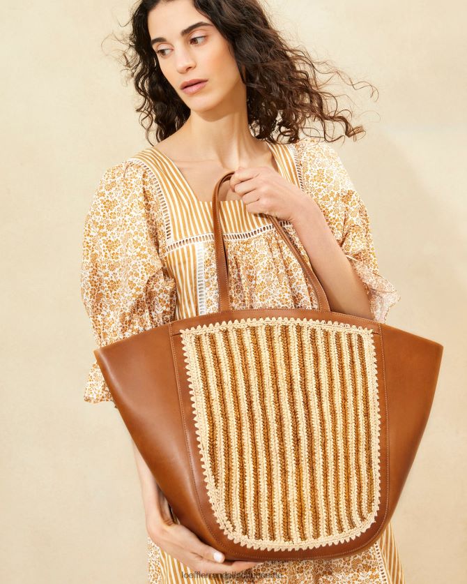 Frauen Loeffler Randall Katia-Tasche mit Flügeln natur/braun/cognac Taschen 846824321
