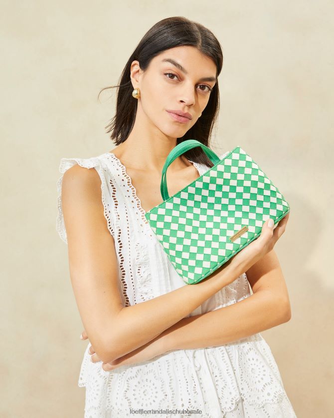 Frauen Loeffler Randall Minnow-Minitasche grün/creme Taschen 846824320