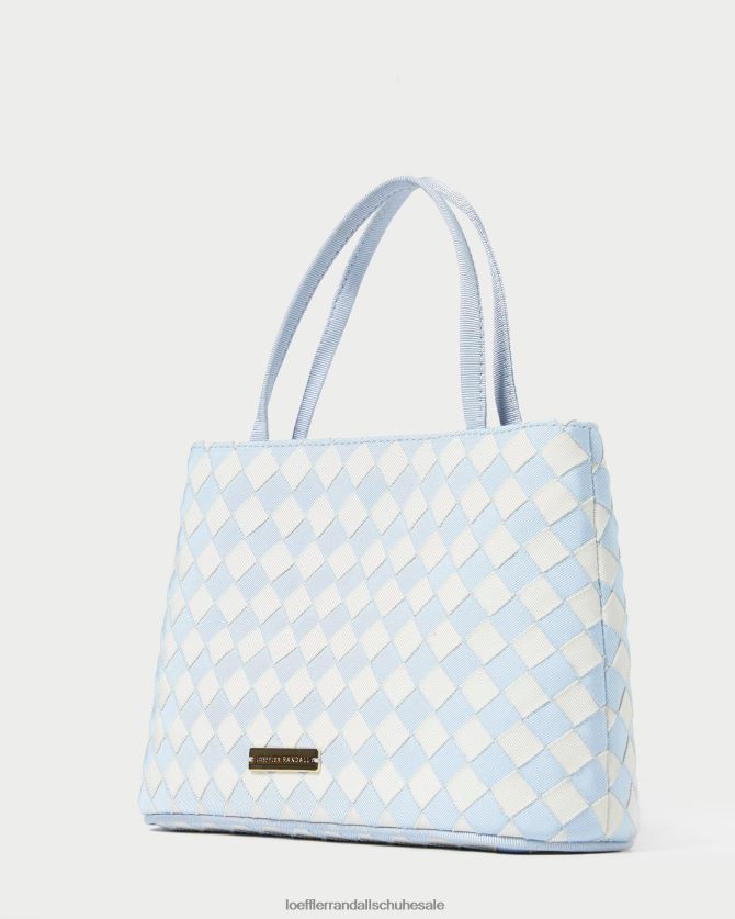 Frauen Loeffler Randall Minnow-Minitasche hellblau/creme Taschen 846824317