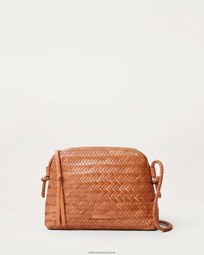 Frauen Loeffler Randall Gewebte Umhängetasche in Mallory-Braun Holz Taschen 846824324