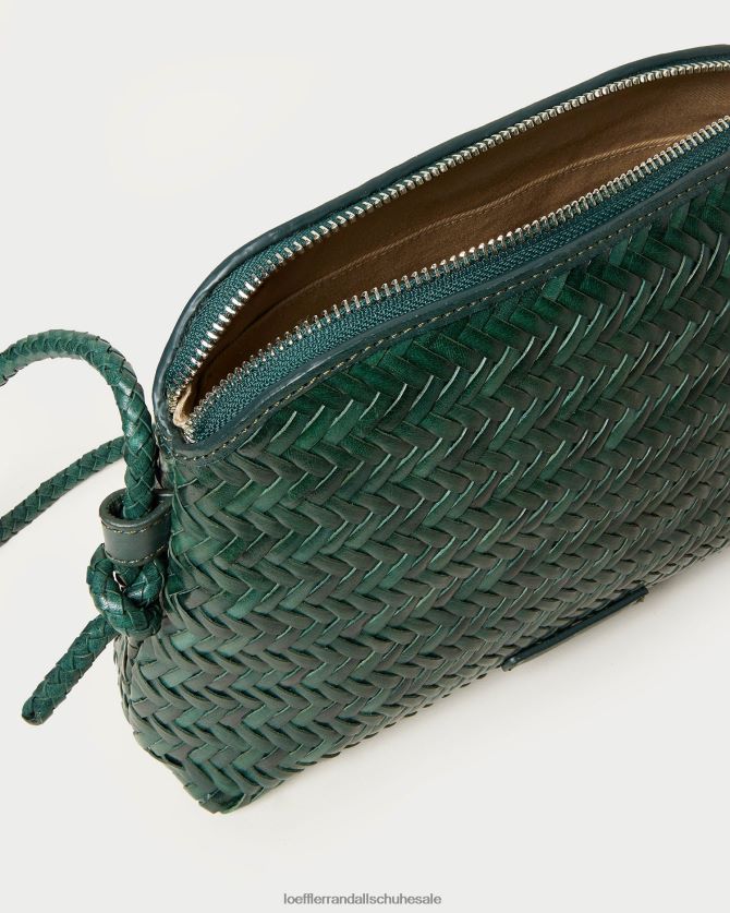 Frauen Loeffler Randall Mallory gewebte Umhängetasche Wald Taschen 846824326