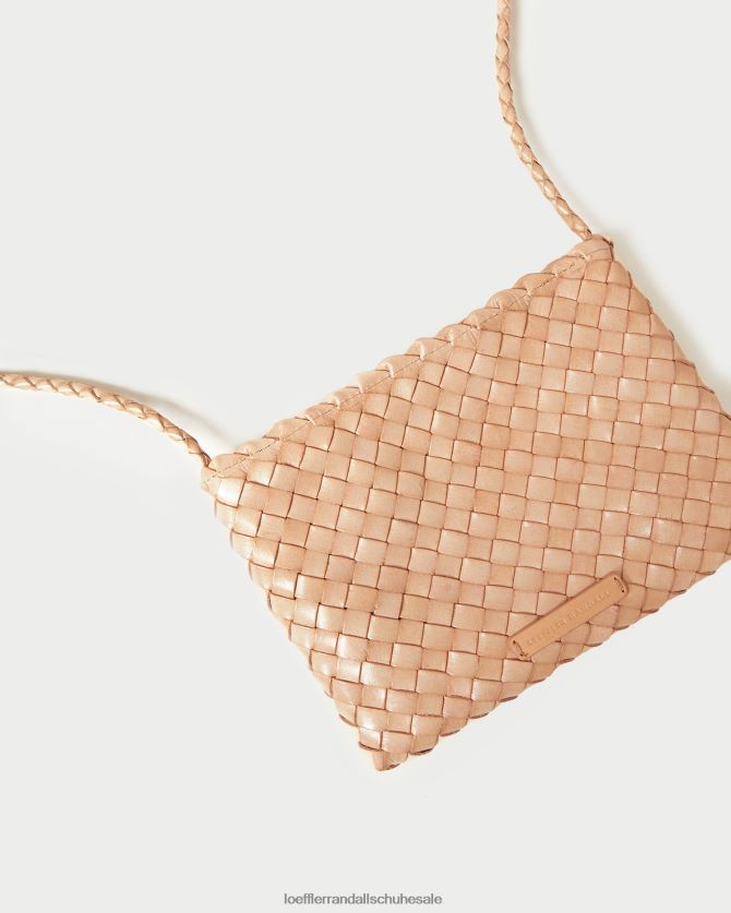 Frauen Loeffler Randall Marison gewebte Umhängetasche Wüstensand Taschen 846824325