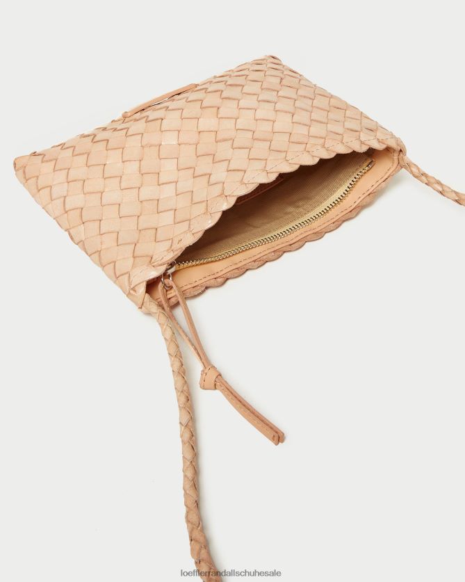 Frauen Loeffler Randall Marison gewebte Umhängetasche Wüstensand Taschen 846824325