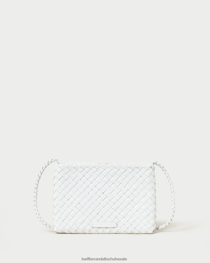 Frauen Loeffler Randall Marison gewebte Umhängetasche Weiß Taschen 846824330