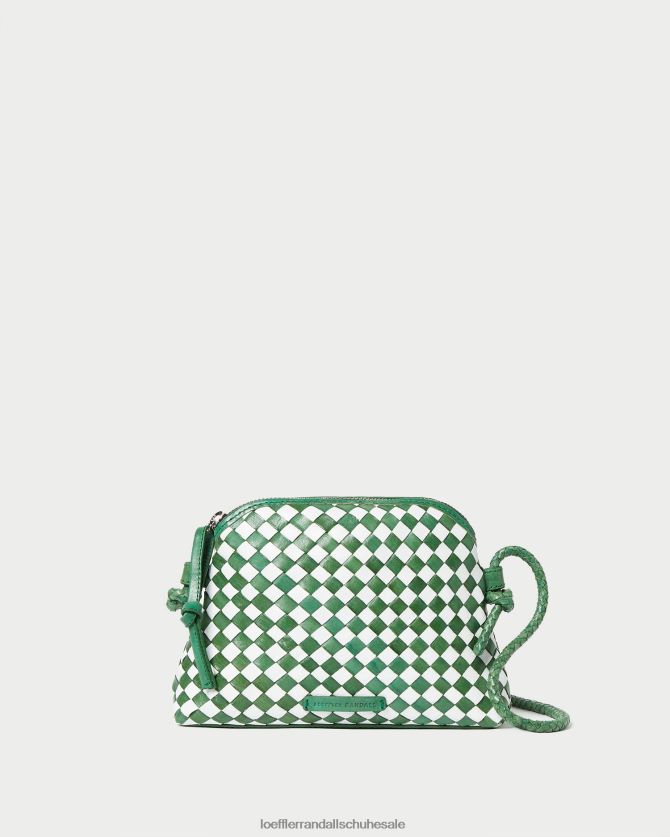 Frauen Loeffler Randall Marybeth Mini-Umhängetasche leuchtendes Smaragd/Weiß Taschen 846824331