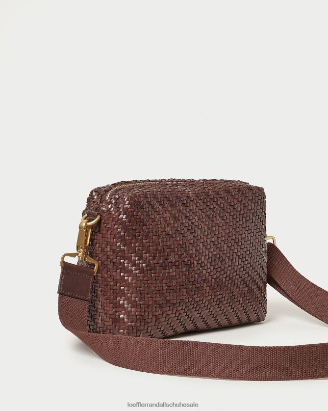 Frauen Loeffler Randall Patricia gewebte Kameratasche Schokolade Taschen 846824327