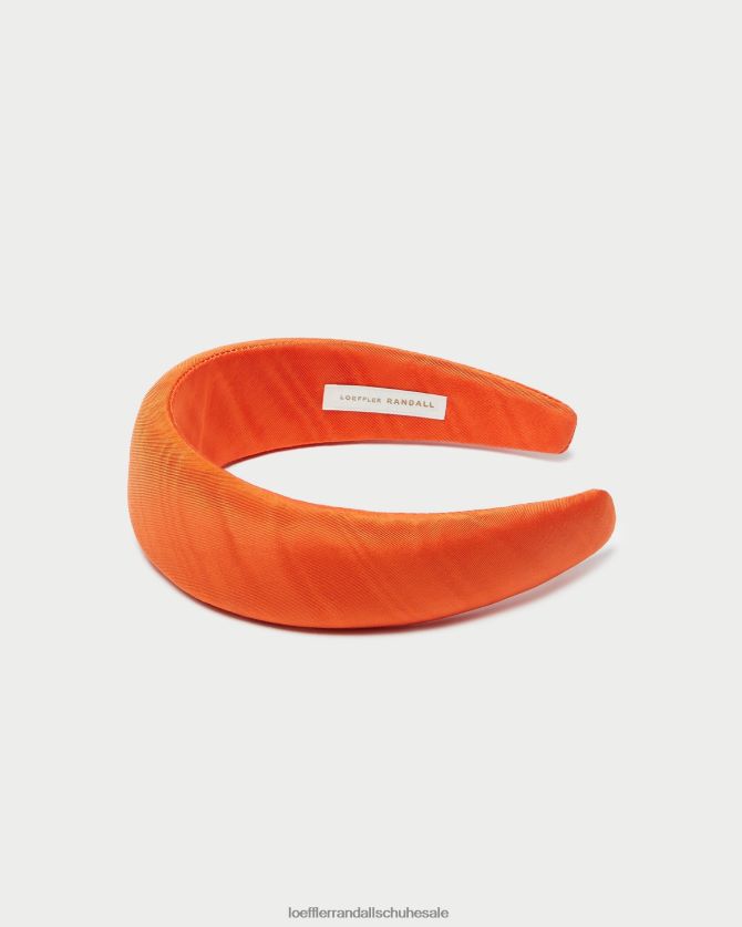 Frauen Loeffler Randall Bellamy Moiré-Stirnband Mandarine Zubehör 846824159