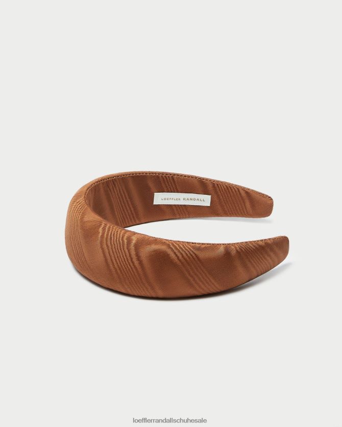 Frauen Loeffler Randall Bellamy Moiré-Stirnband Muskatnuss Zubehör 846824153