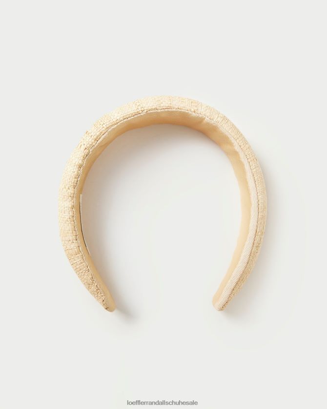 Frauen Loeffler Randall Bellamys bauschiges Stirnband natürlich Zubehör 846824144