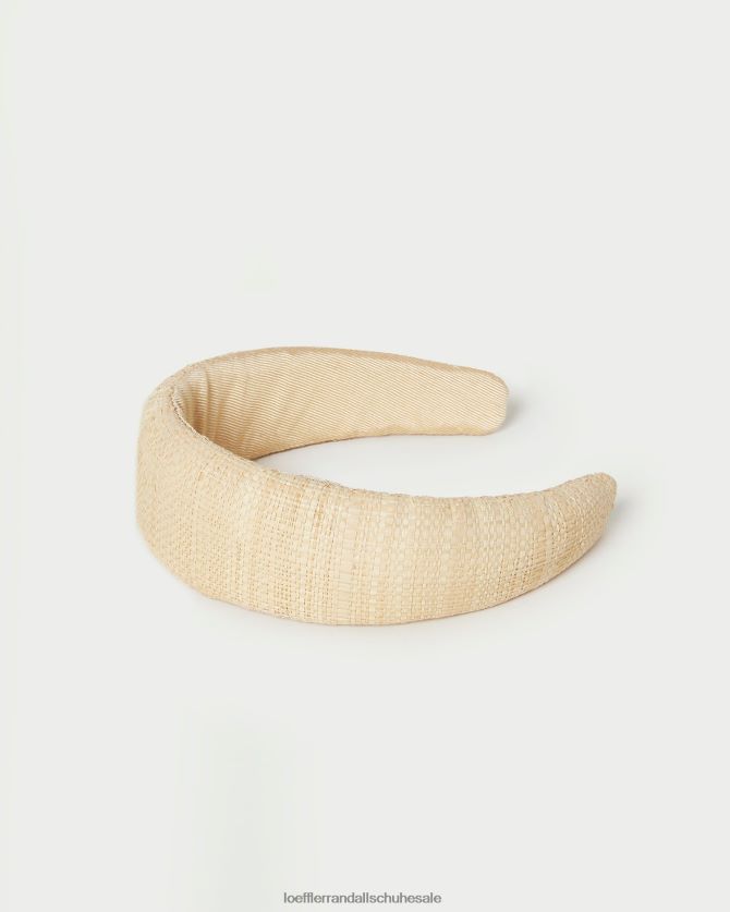 Frauen Loeffler Randall Bellamys bauschiges Stirnband natürlich Zubehör 846824144