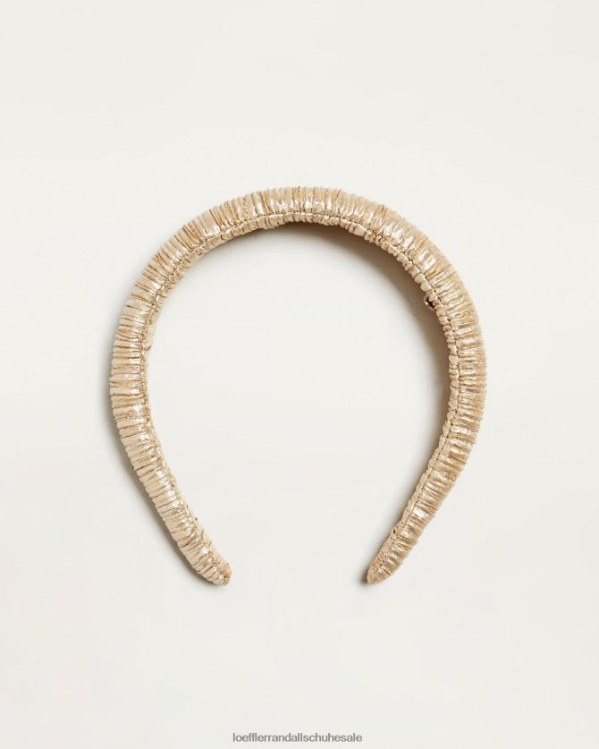 Frauen Loeffler Randall Marina Puffy-Stirnband Gold Zubehör 846824138