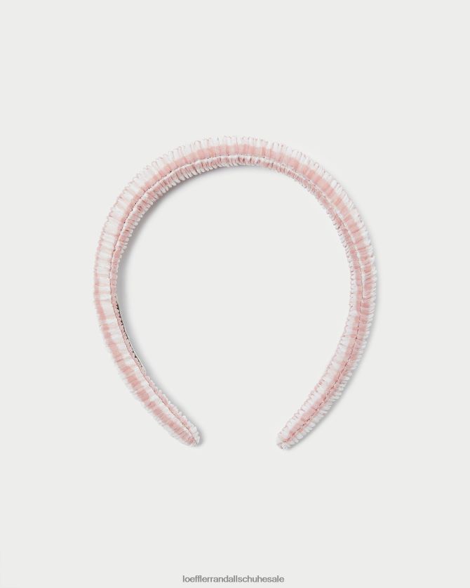 Frauen Loeffler Randall Marina Puffy-Stirnband zartrosa Gingham Zubehör 846824163
