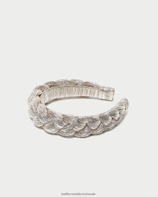 Frauen Loeffler Randall fliederfarbenes geflochtenes Stirnband Sekt Zubehör 846824164