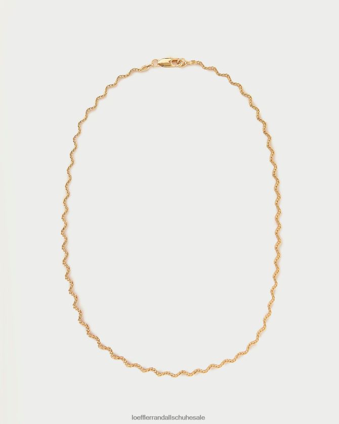 Frauen Loeffler Randall Fritzie Wave Halskette Gold Zubehör 846824403