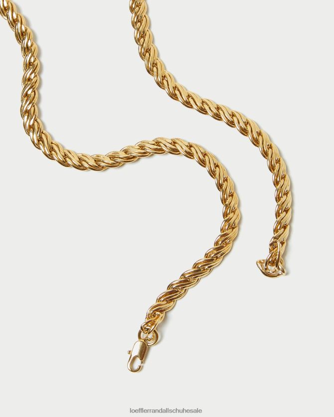 Frauen Loeffler Randall Halskette mit Allegra-Schloss Gold Zubehör 846824409